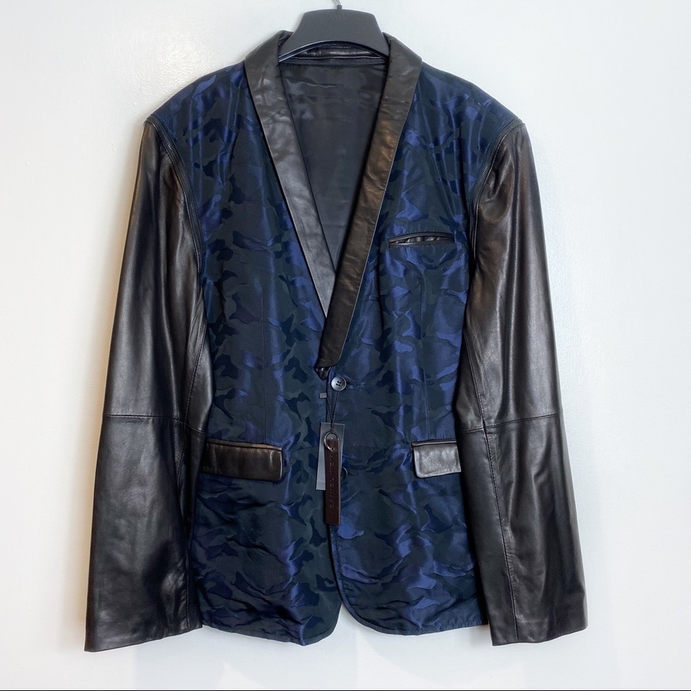 Daniel Won Convertible Lamb Leather Jacket